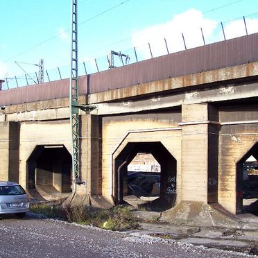 Die Pfeilerbahn in Hamburg